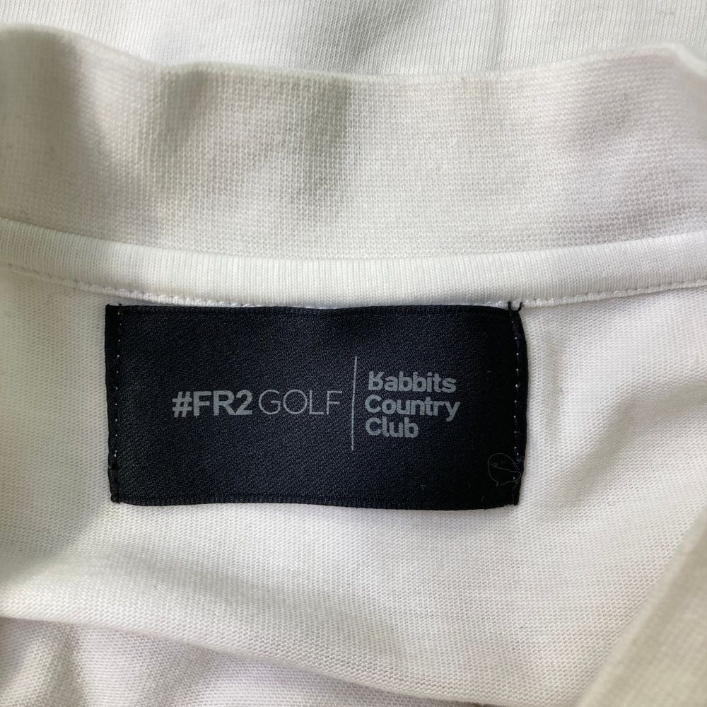 サイズ：M FR2 GOLF エフアールツーゴルフ  ハイネック 長袖Tシャツ  ホワイト系 [240101490164] ゴルフウェア メンズ ストスト サイズ：M FR2 GOLF エフアールツーゴルフ ハイネック 長袖T