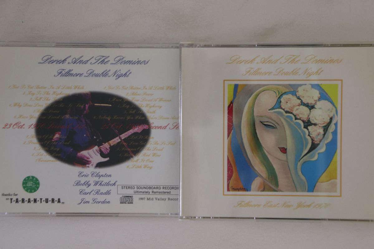 輸入4discs CD Derek & The Dominos Fillmore Double Night 