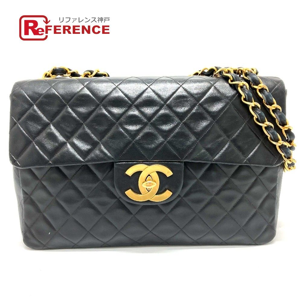 CHANEL ✨美品　デカマトラッセ　ショルダーバッグ　デカマト　ラムスキン シャネル デカマトラッセ34 ショルダーバッグ シャネル