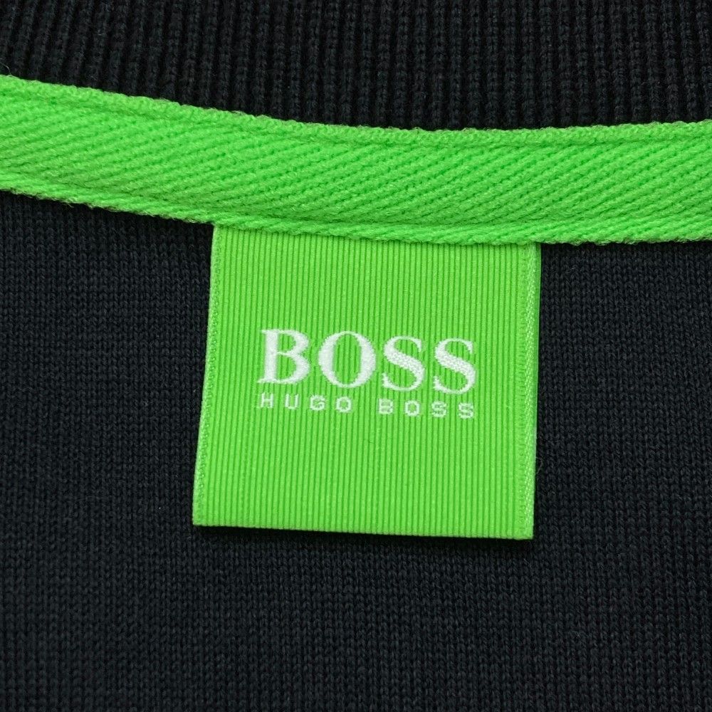 サイズ：XL HUGO BOSS GREEN　ヒューゴ ボス グリーン  ジップジャケット  ブラック系 [240101415940] ゴルフウェア メンズ ストスト HUGO BOSS GREEN ヒューゴ ボス グリーン ジップジャケット