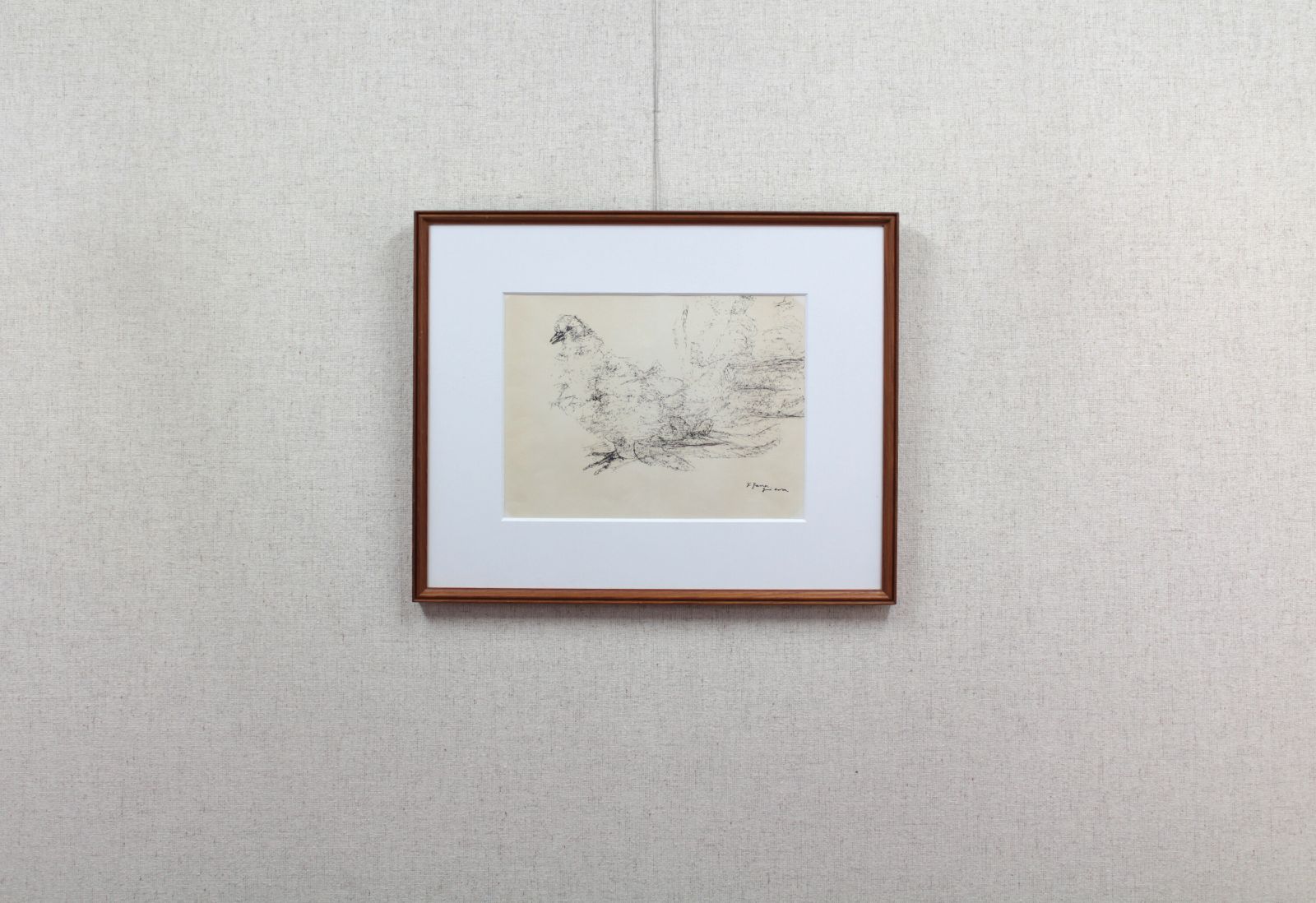 柳原義達『鳩』肉筆【真作保証】 絵画 - 北海道画廊 - メルカリ