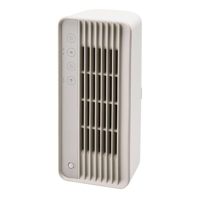 スリーアップ 人感センサー付 800W 400W 暖房器具 縦置き 横置き 自由自在 スリム セラミックヒーター アイボリー CH-T2276IV 1