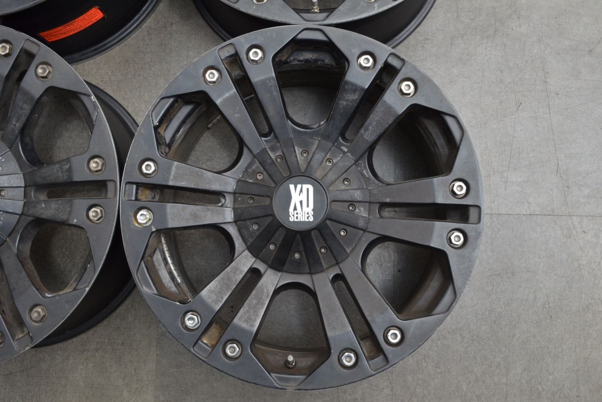 知識 程度良好品 KMC XDシリーズ XD778 モンスター 20in 9J 35 PCD150 139.7 5穴マルチ 4本セット タンドラ ランドクルーザー レクサスLX 定番人気！