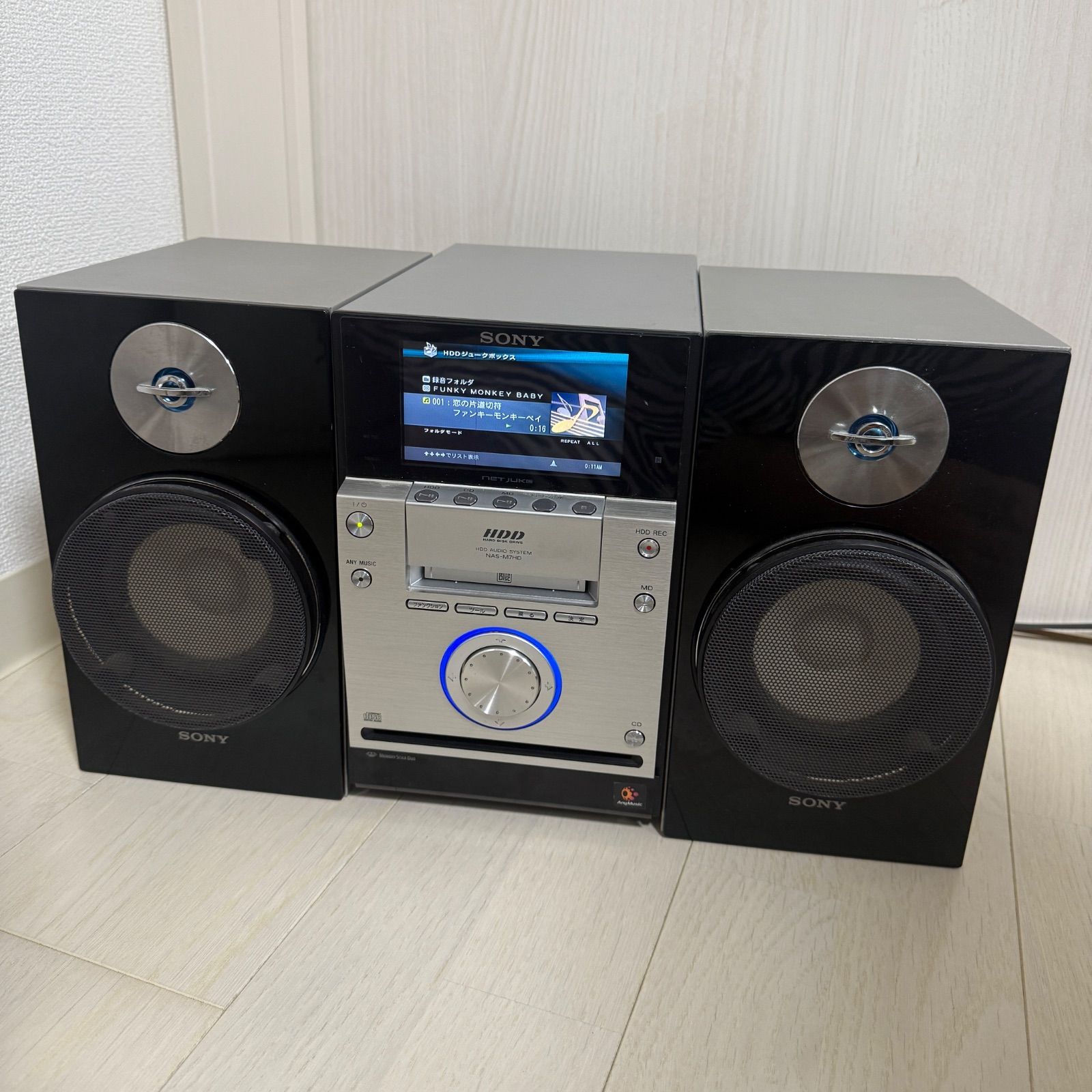 SONY NAS-M7HD HDD/CDコンポ リモコン RM-M7HD - メルカリ