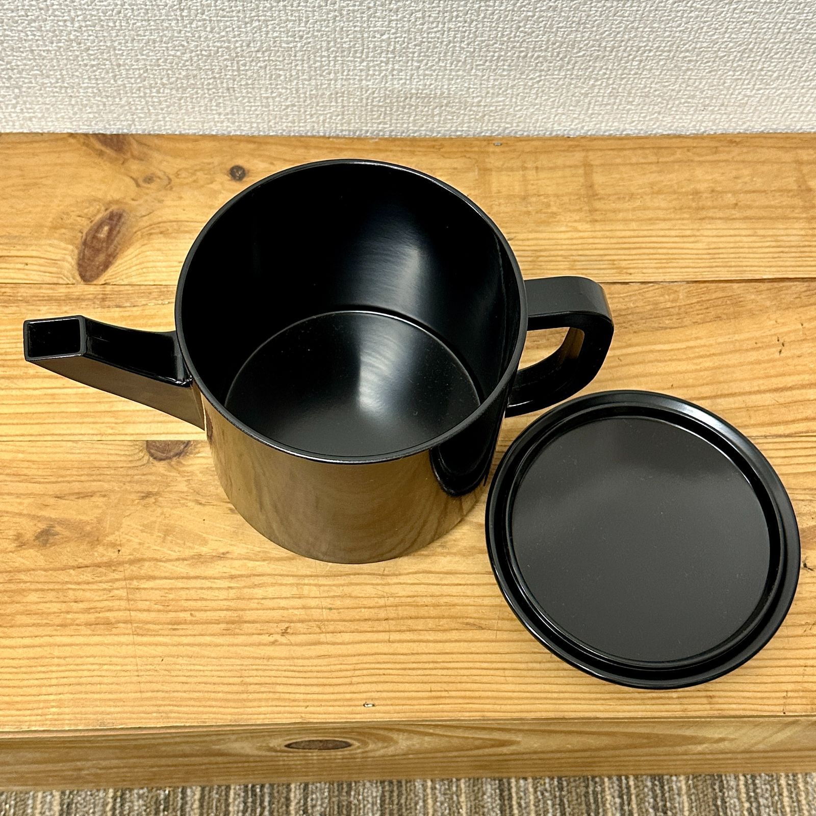 湯桶 黒漆塗 茶道具 美品 水注 湯斗 片口 水次 湯の子 湯桶 黒漆塗 茶道具 美品 水注 湯斗 片口 水次 湯の子 - メルカリ