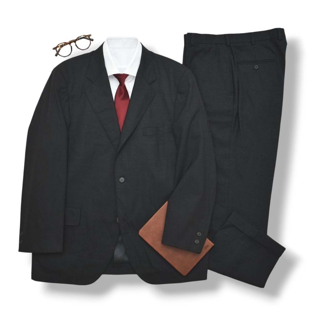 ブルックスブラザーズ Brooks Brothers グレーソリッド シングル
