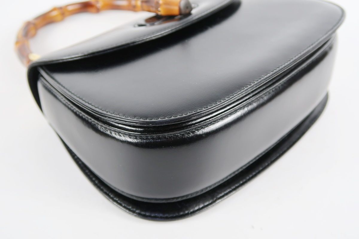 超美品】GUCCI グッチ バンブー 2WAYショルダー ターンロック