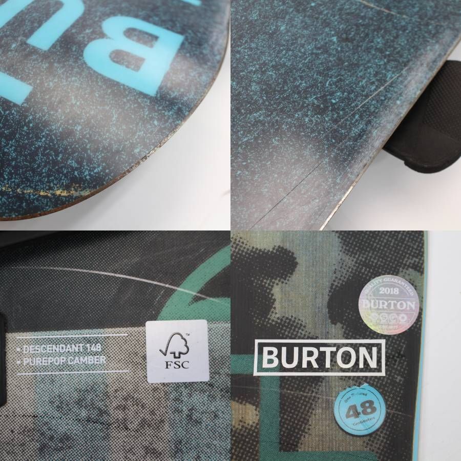 BURTON DESCENDANT 148cm バインディングセット バインディングセット スポーツ BURTON DESCENDANT 148 ビンディング付き