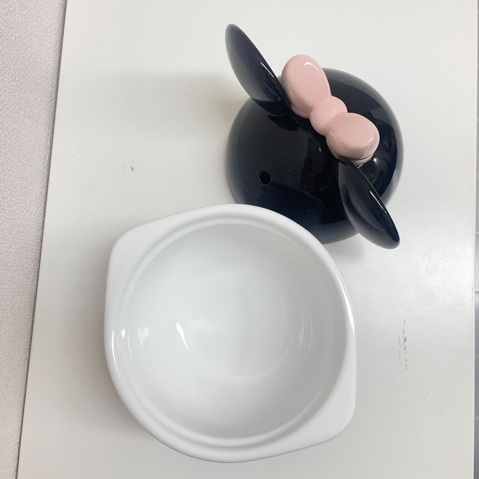 新品未使用】ディズニー ミニー IH対応 ホーロー鍋 0.9L 900ml