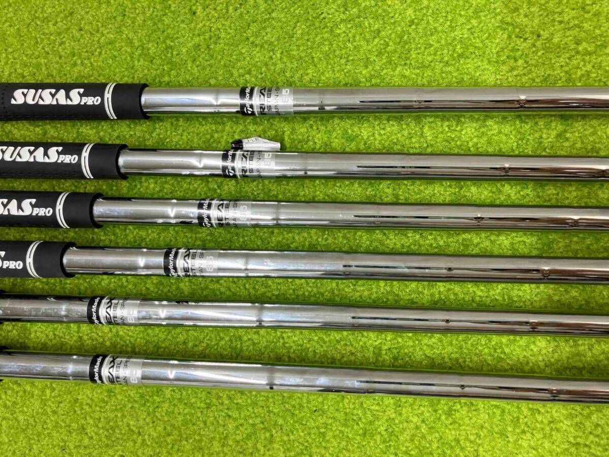 【良品】初心者推奨 テーラーメイド M6 メンズアイアンセット 6本 スチールS 訳あり特価】テーラーメイド M6 メンズアイアンセット 6本 スチール S