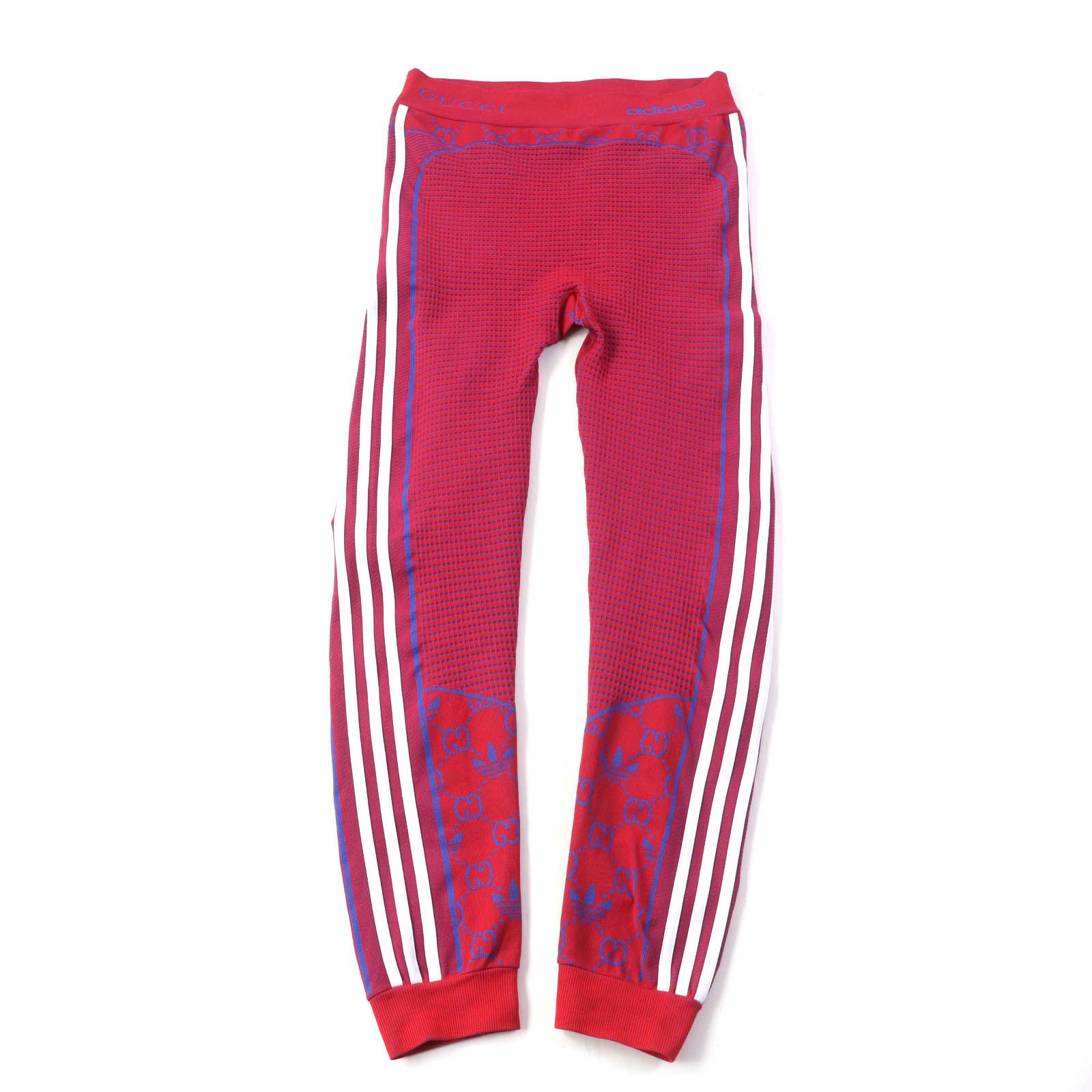 未使用品☆GUCCI グッチ adidas アディダス 713036 GG柄 ロゴ刺繡入り 