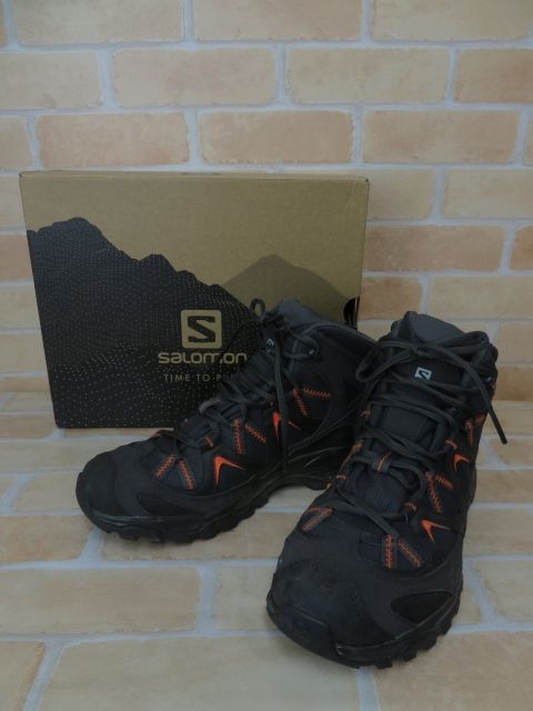 中古】 箱有 SALOMON サロモン トレッキングブーツ CROSS ROAD MID GTX