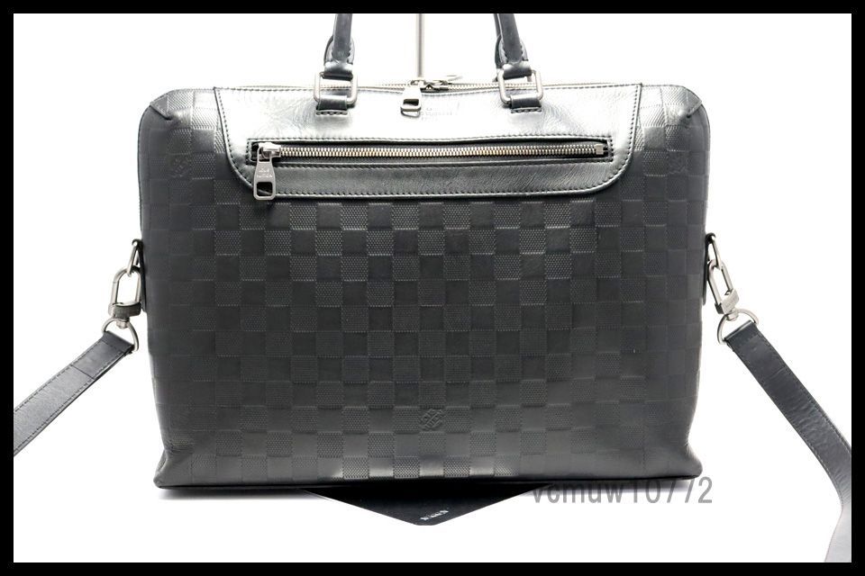 近年モデル希少美中古□LOUIS VUITTON ダミエアンフィニ PDJ NM レザー