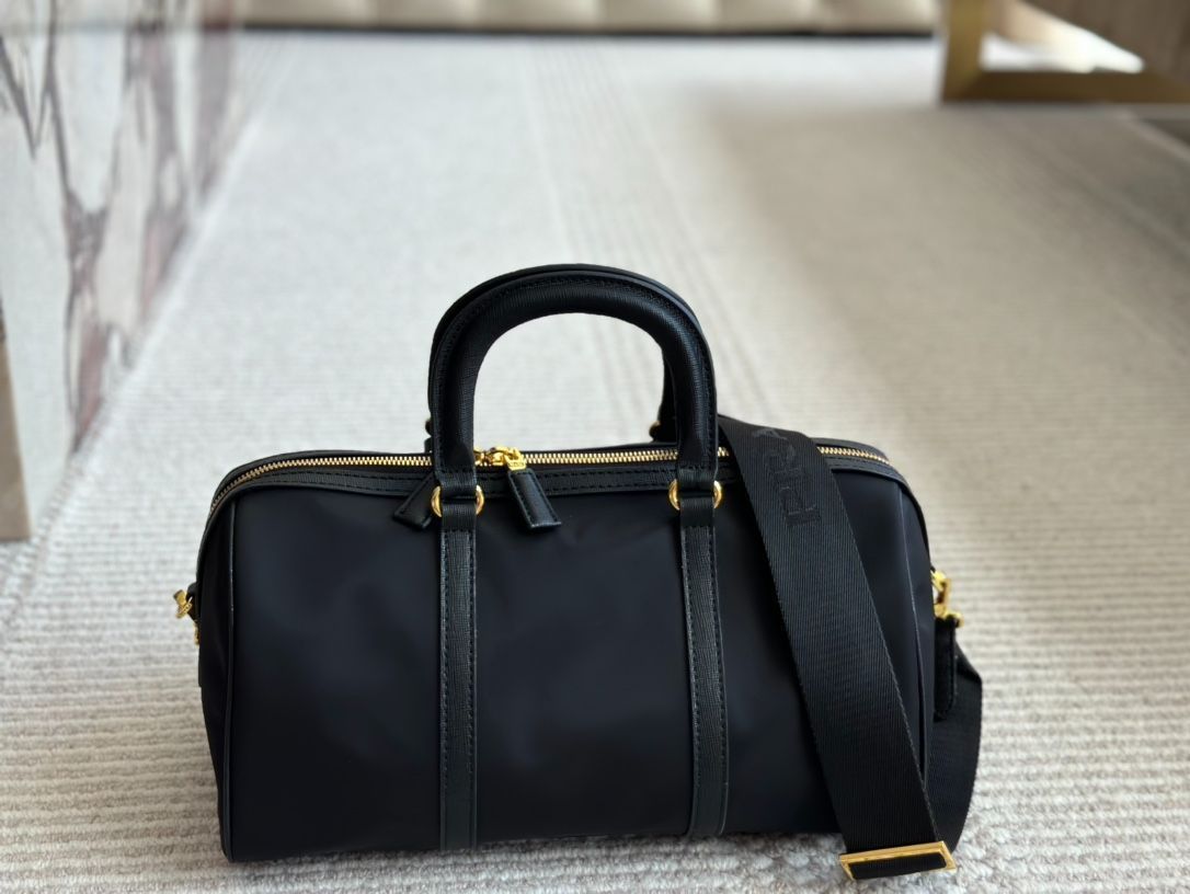 PRADAキャンバス|枕バッグ|ハンドバッグ リュック