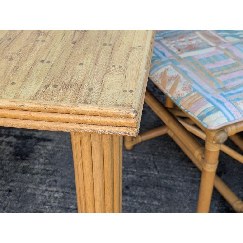 日本製 ラタン リゾート カサブランカ ダイニングチェアセット 籐 SZ