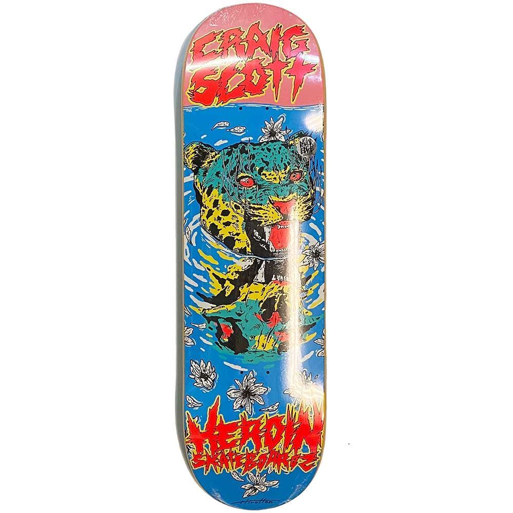 9.0インチ【2024SUMMER】HEROIN ヘロイン 9.0” x 32” CRAIG QUESTIONS DEAD REFLECTIONS DECK デッキ 板【スケートボード/スケボー/SKATEBOARD】