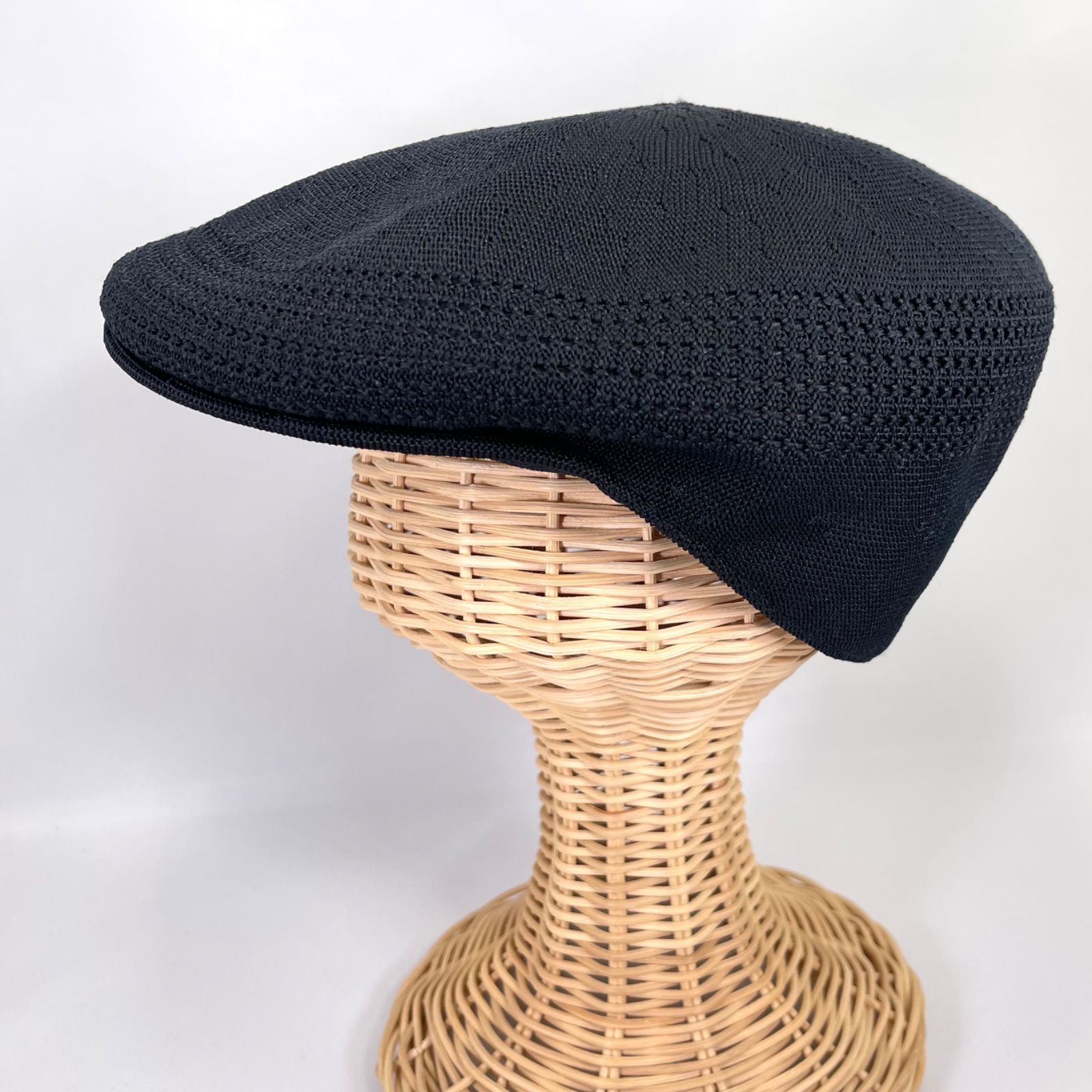 侵攻KANGOL Wool 504 ハンチング Black/gold Lサイズ SYV3R-m12259225492ハンチング/ベレー帽 