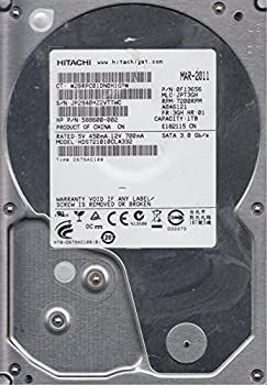 【中古】(非常に良い)hds721010cla332、PN 0?F13656、MLC jpt3gh、Hitachi 1tb SATA 3.5ハードドライブ