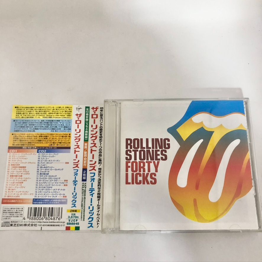 【レア】CD ★ローリング・ストーンズ Rolling Stones★フォーティ・リックス Forty Licks★2CD★帯付