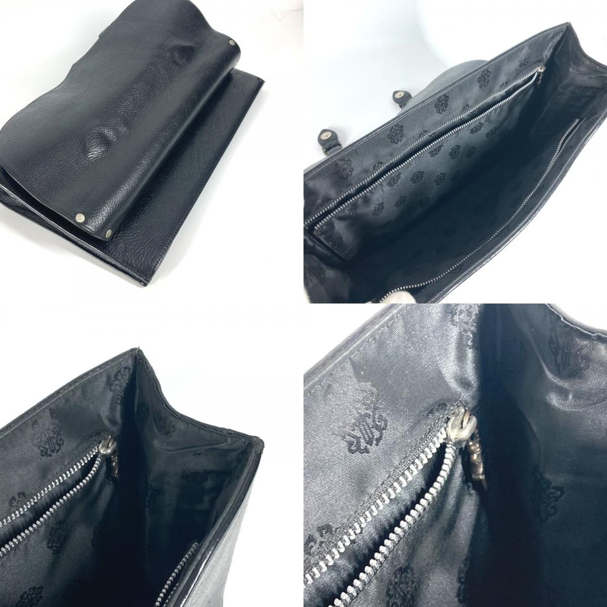 CHROME HEARTS クロムハーツ ビジネスバッグ ガンスリンガー レザー