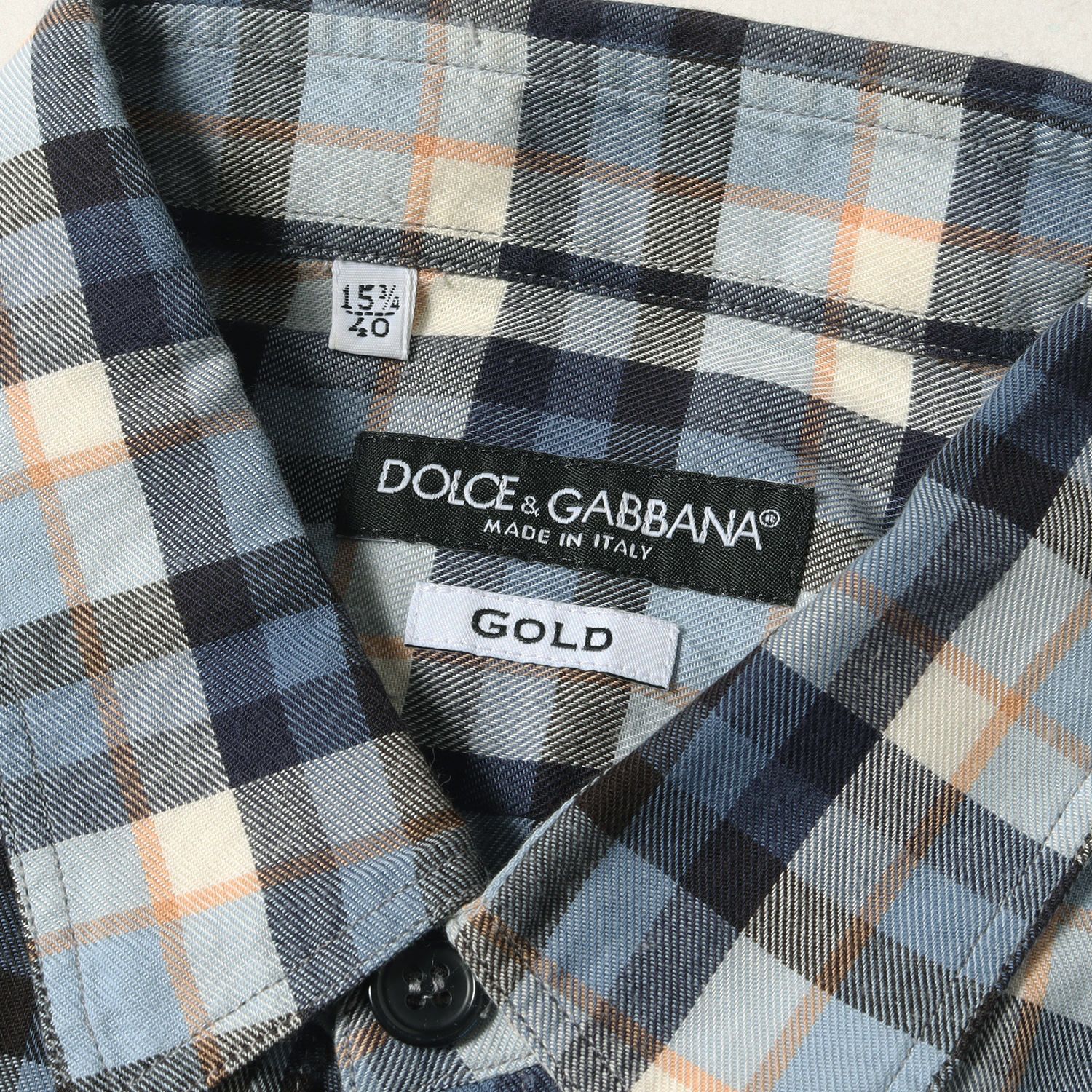DOLCE&GABBANA チェック ネルシャツ コットン100% サイズLL DOLCE&GABBANA - ドルチェ&ガッバーナ シャツ ネルシャツ