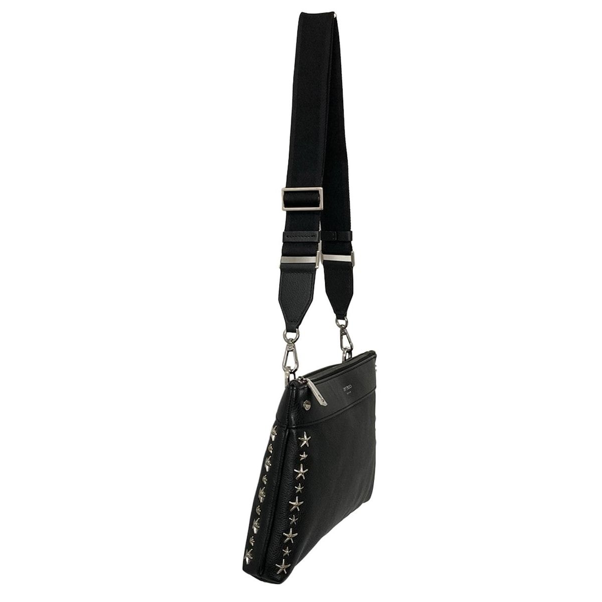 JIMMY CHOO(ジミーチュウ) ショルダーバッグ Kimi-N 黒 スター(星  