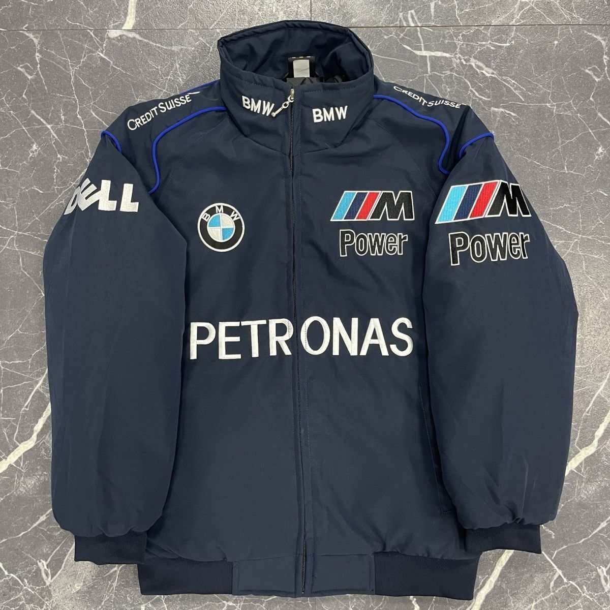 新品未使用 BMW WILL LAMS 刺繍 中綿 F1レーシングジャケット 新品未使用 BMW WILL LAMS 刺繍 中綿 F1レーシングジャケット M