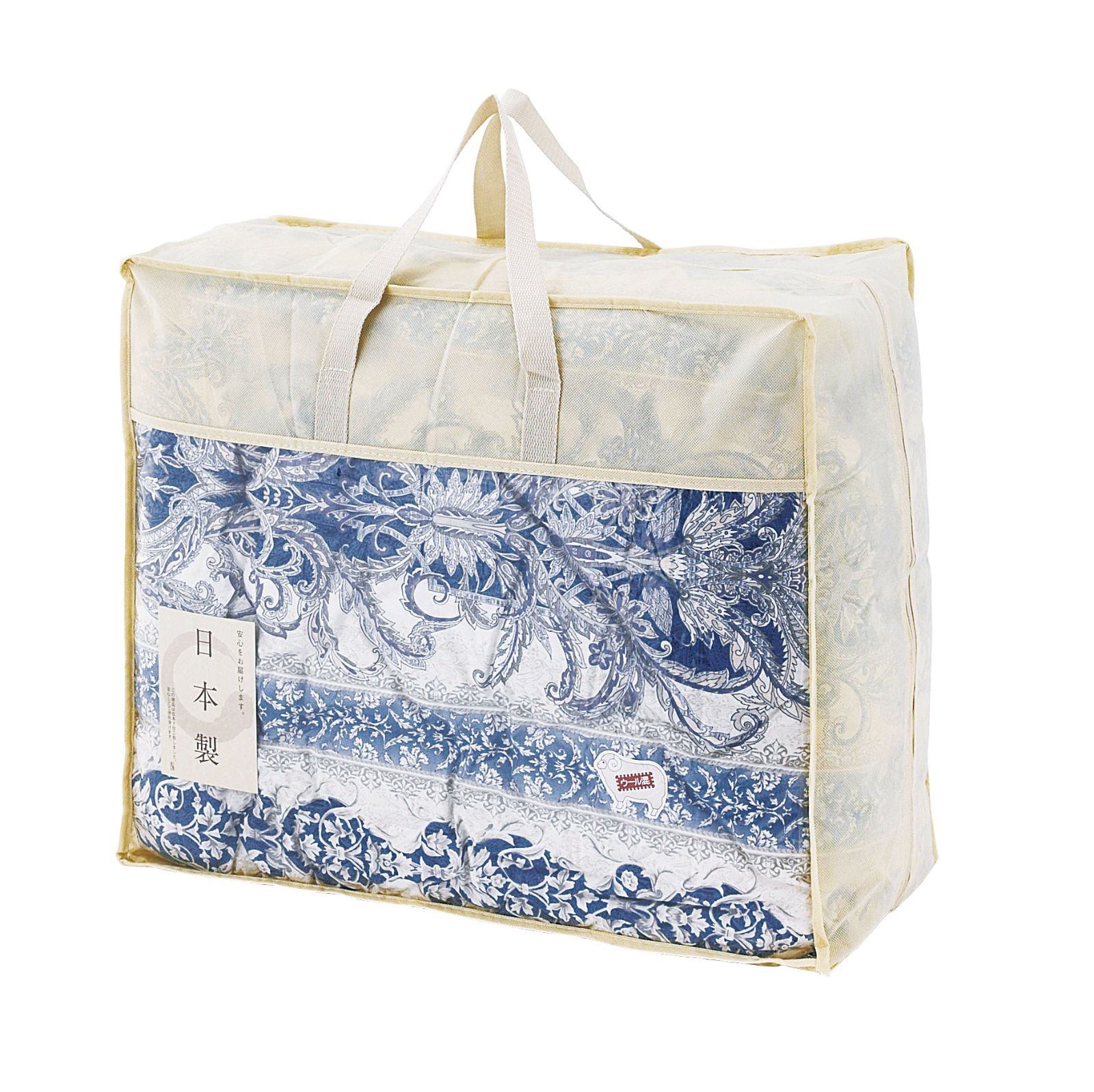 日本製 ウール50%入り合掛け布団