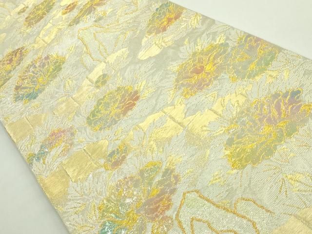 平和屋本店 上 龍村美術織物 たつむら 六通柄袋帯 山楽貴客文 金銀糸 DZAB0094kh5