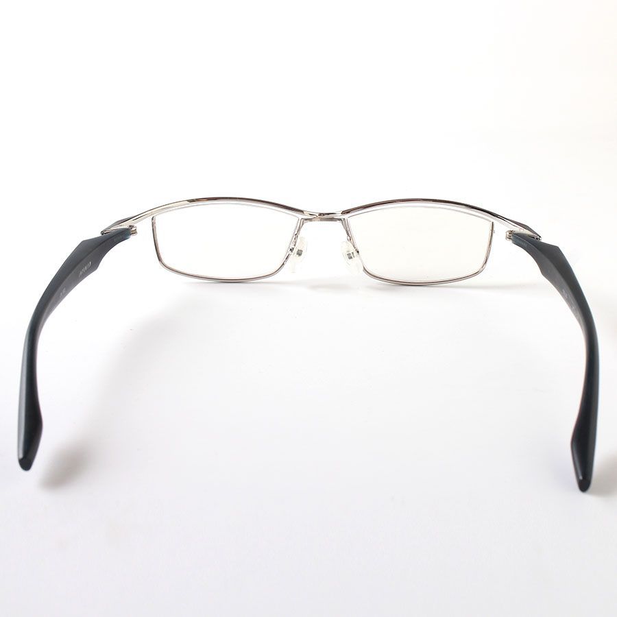 JAPONISM シルバー メガネ(度あり) MOI25004 JAPONISM ジャポニスム メガネ 眼鏡 度入り JN-593 ブラック
