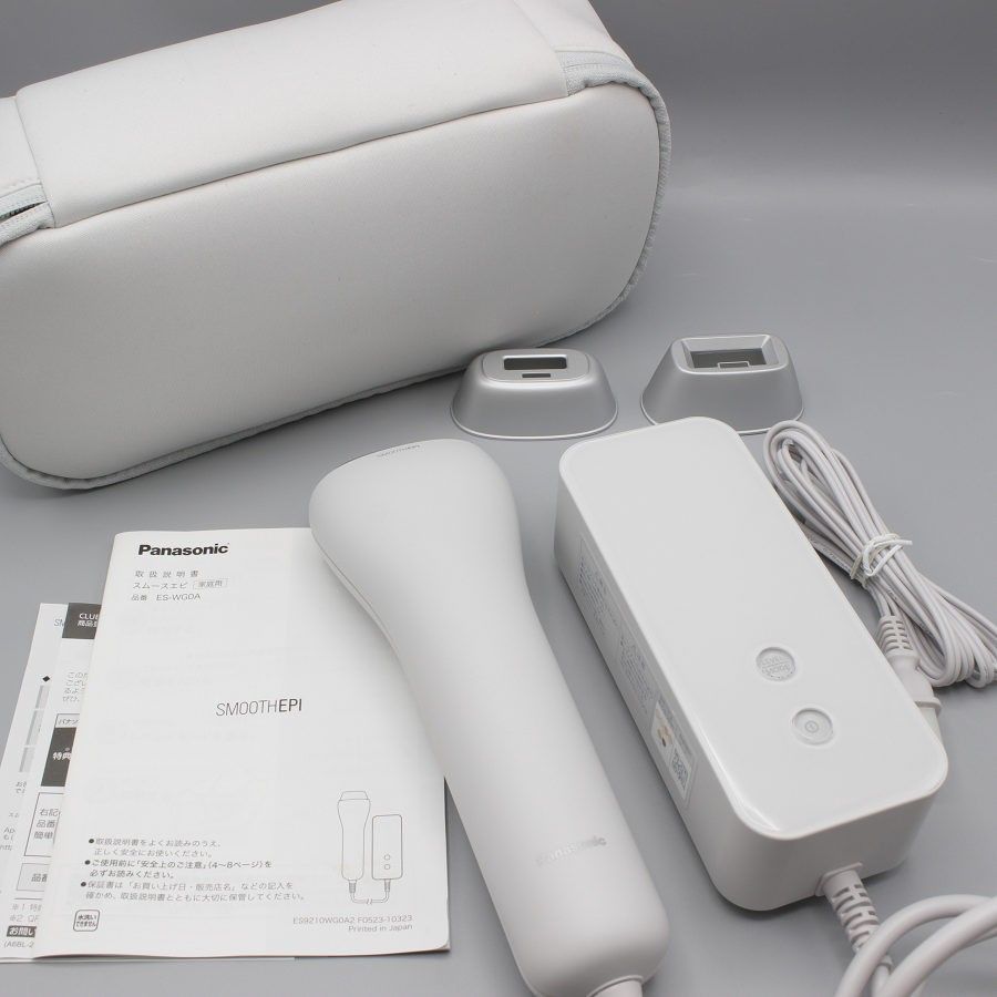 Panasonic 脱毛器 スムースエピ ES-WG0A-H ホワイト Panasonic 脱毛器 ES-WG0A ホワイト 脱毛器 パナソニックスムースエピ