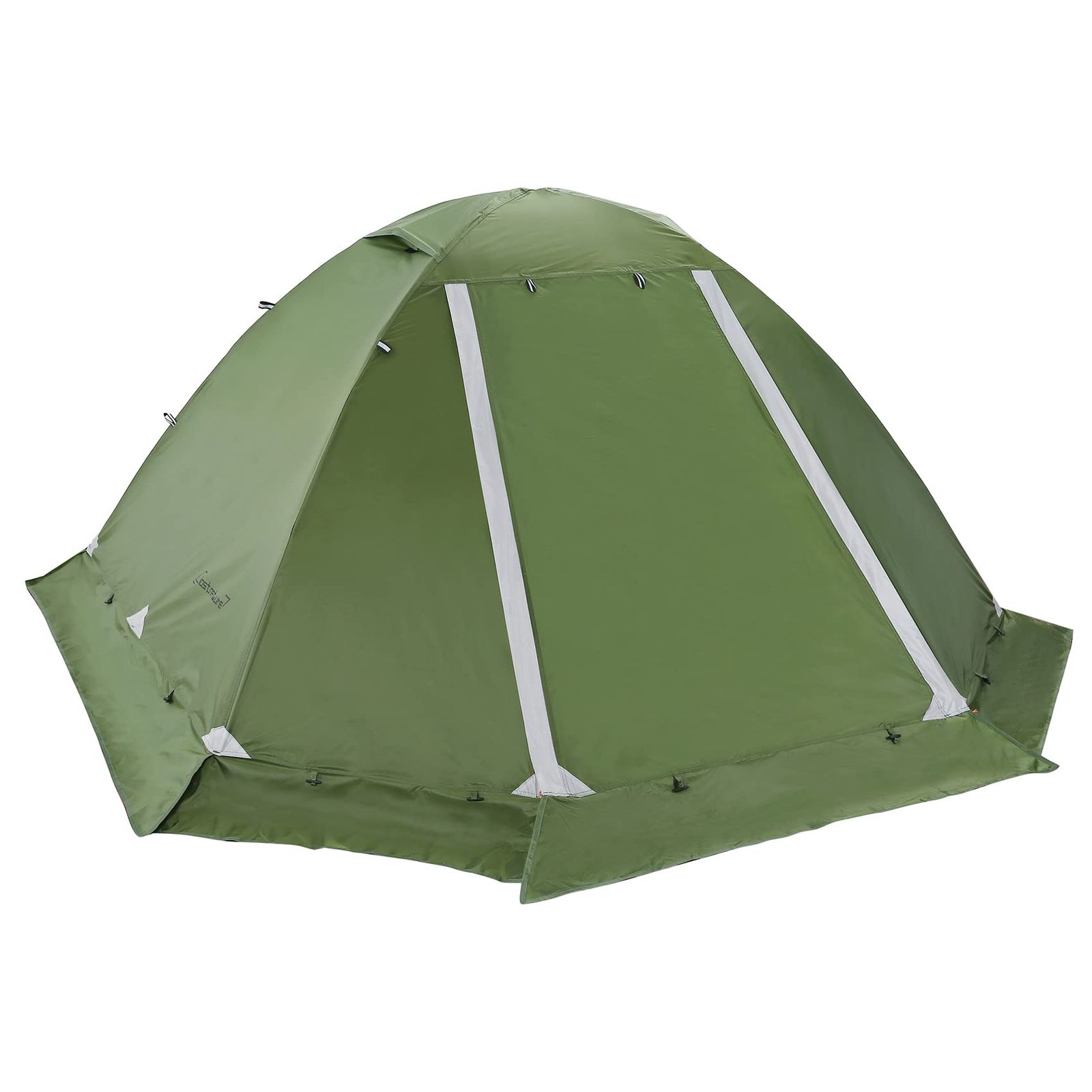 簡易 テント 二重層 テント コンパクト ドームテント 軽量 二人用 - 耐水圧5000MM 防水 冬用テント 登山テント スカート付き キャンプ 防寒 2人用 4シーズンテント アウトドア Clostnature キャンプ用品