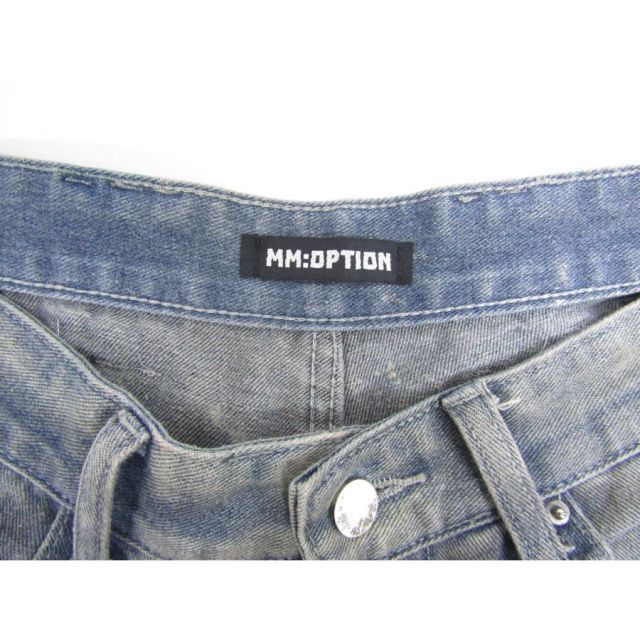 mmoption mm:option ミリオプション リメイクパンツ mm:option×XU】all damage color denim pants | OUR BRAND,MM
