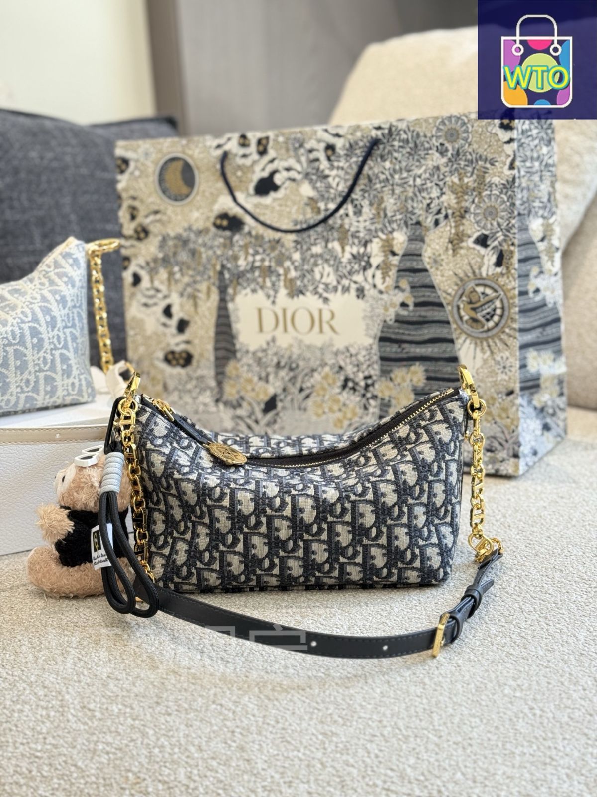 ディオール バングルセット 新品 箱付き DIOR | バングル セット ディオール オブリーク 真鍮