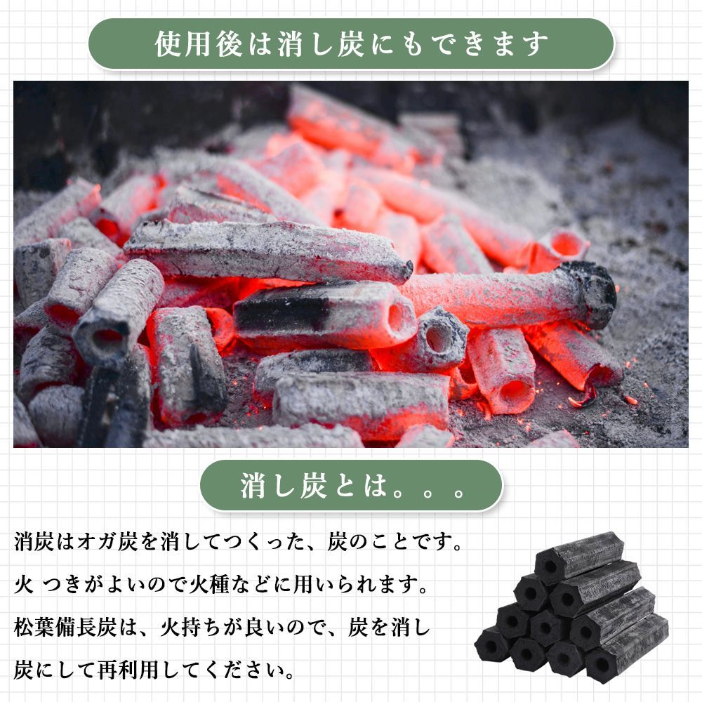オガ炭 炭 10kg 高品質 高火力 長時間 焼肉 キャンプ 焼き鳥