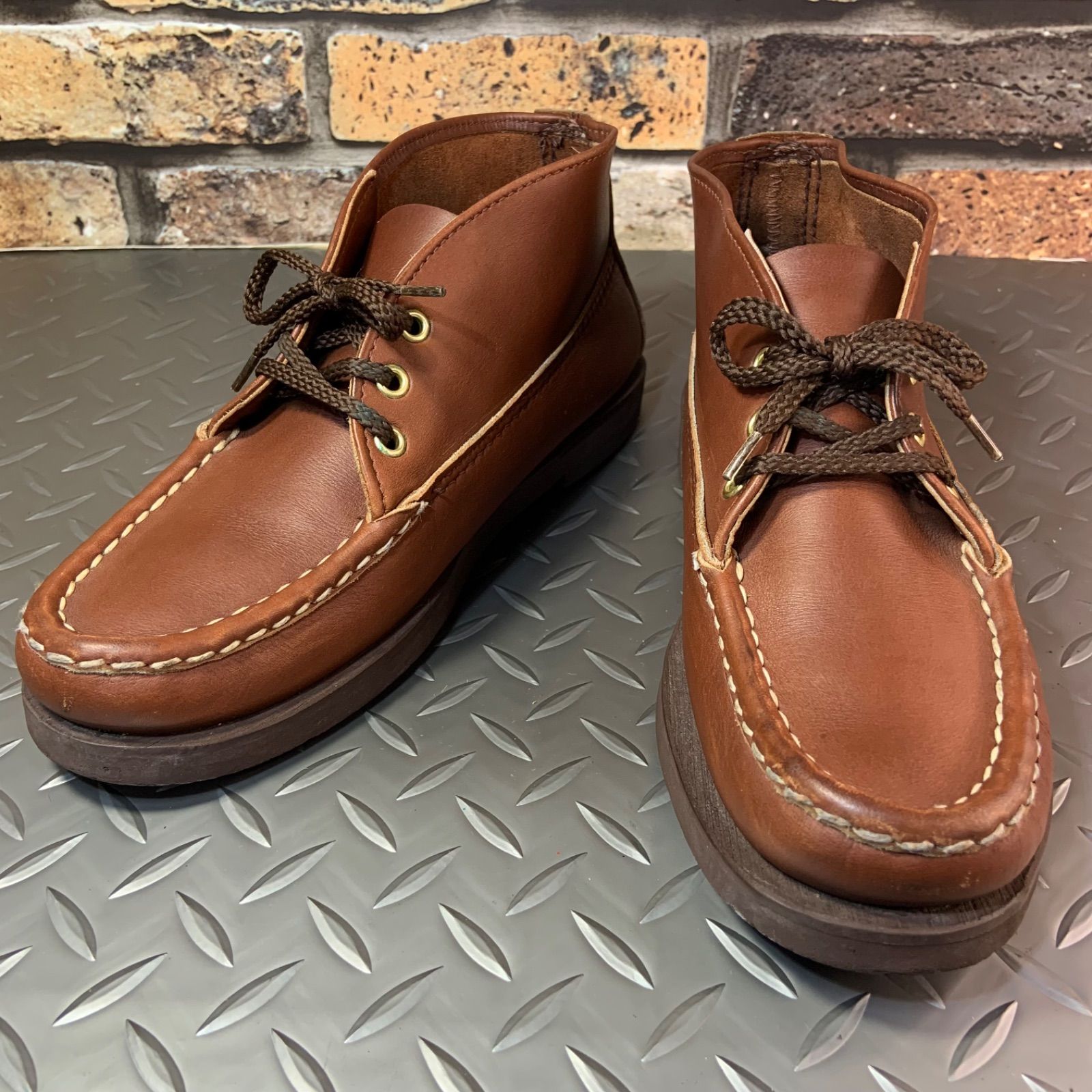 Russell Moccasin Chukka チャッカブーツ US6.5D JP24.5㎝ ラッセルモカシン アメリカ製 25I17-RUSS