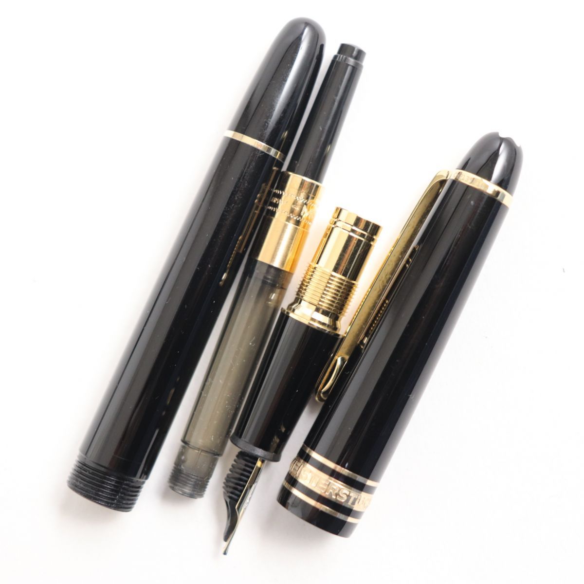 モンブラン MONTBLANC 万年筆 ペン先585 ゴールド インク | www.mdh.com.sa