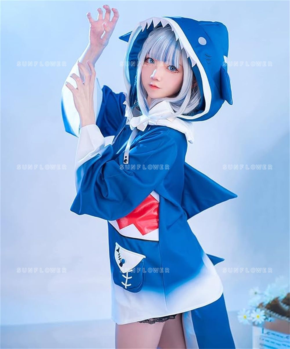 ホロライブ Hololive vtuber コスプレ サメちゃん Gawr Gura がうる  