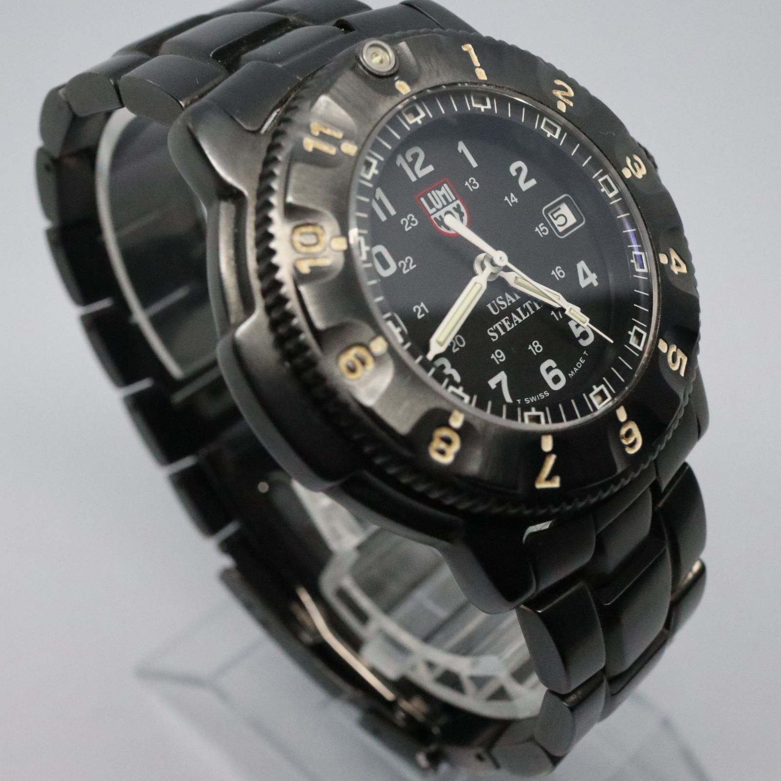 稼働品】LUMINOX ルミノックス 3402 USAF Stealth F-117 NIGHTHAWK 