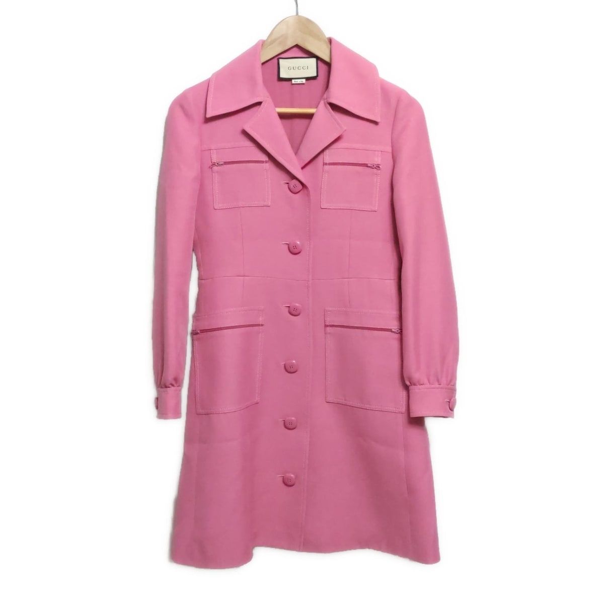 GUCCI(グッチ) コート サイズ36 S レディース美品 - 584123