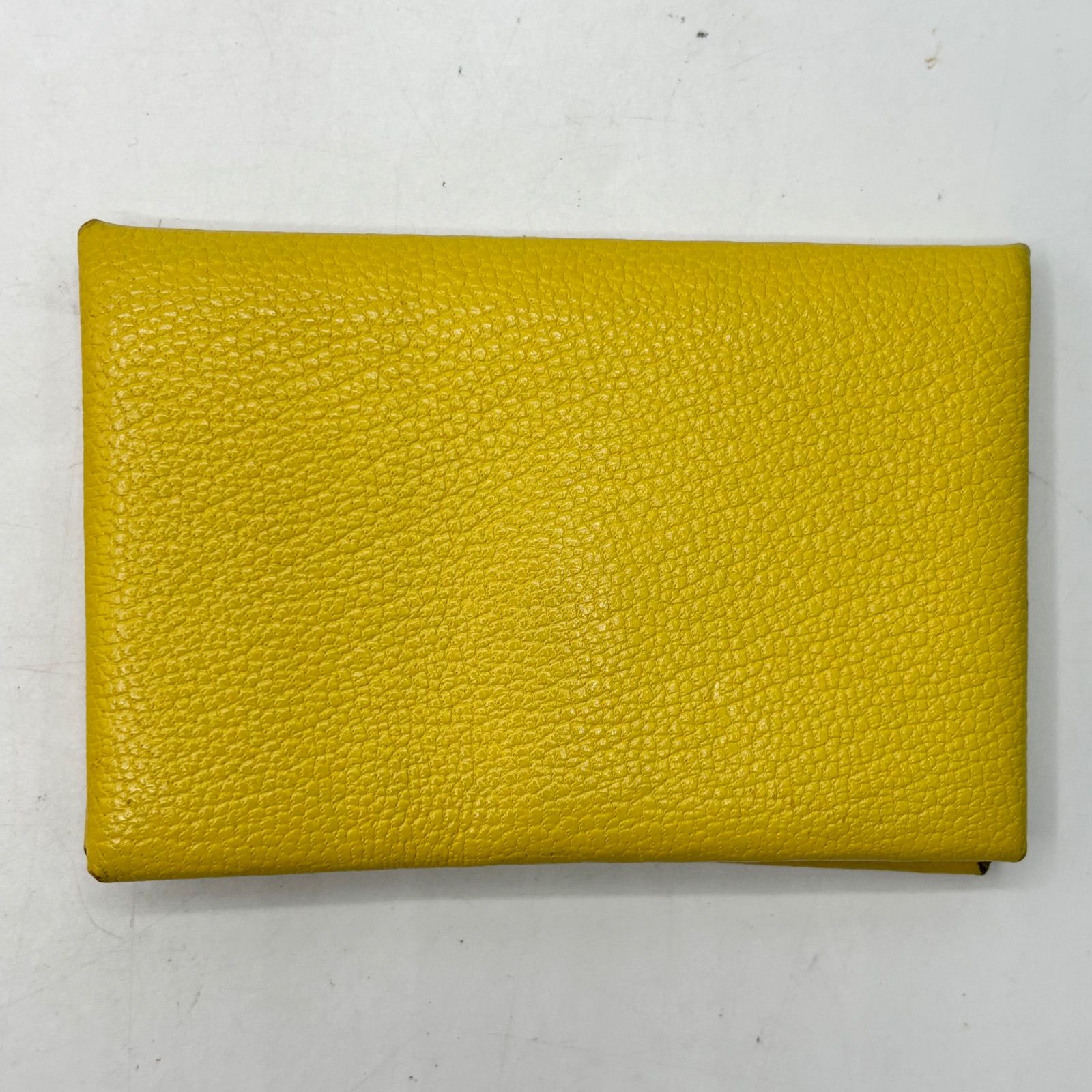 エルメス HERMES 未使用近い カルヴィ カードケース レザー