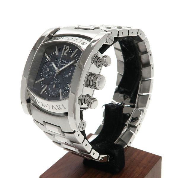ブルガリ アショーマクロノ W 34×H 44mm AA44SCH メンズ 腕時計 Aランク