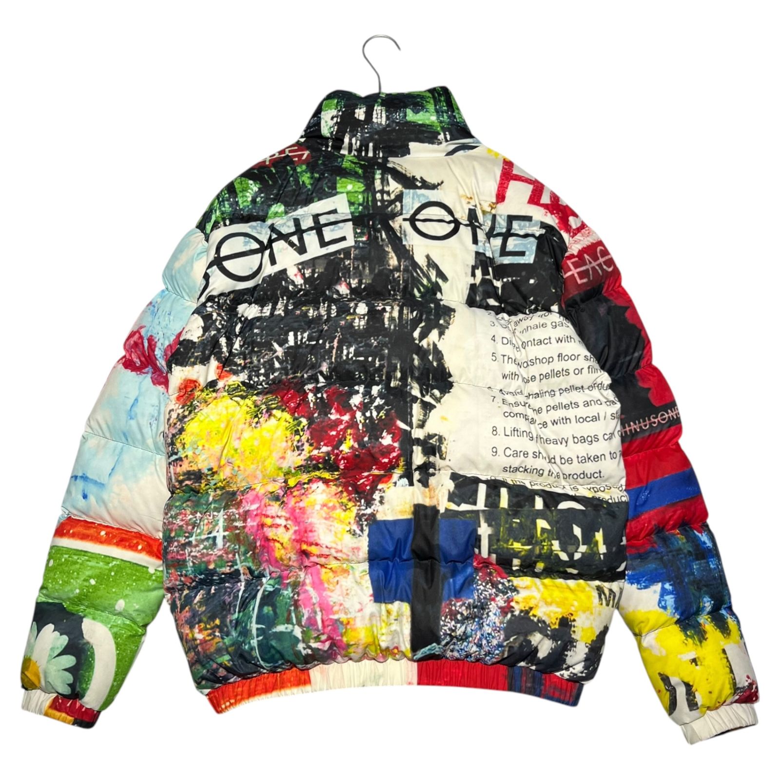 peaceminusone(ピースマイナスワン) Anarchy graphic down jacket アナーキー グラフィック ダウン ジャケット  S マルチカラー G-DRAGON ジードラゴン Ｋ-POP 韓国限定 - メルカリ