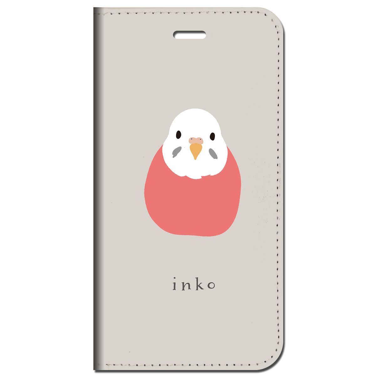 iPhone14 他 手帳型 ケース インコ ピンク   iPhone SE 8 13 12 他 iPhone各機種対応可能 スマホケース  1l