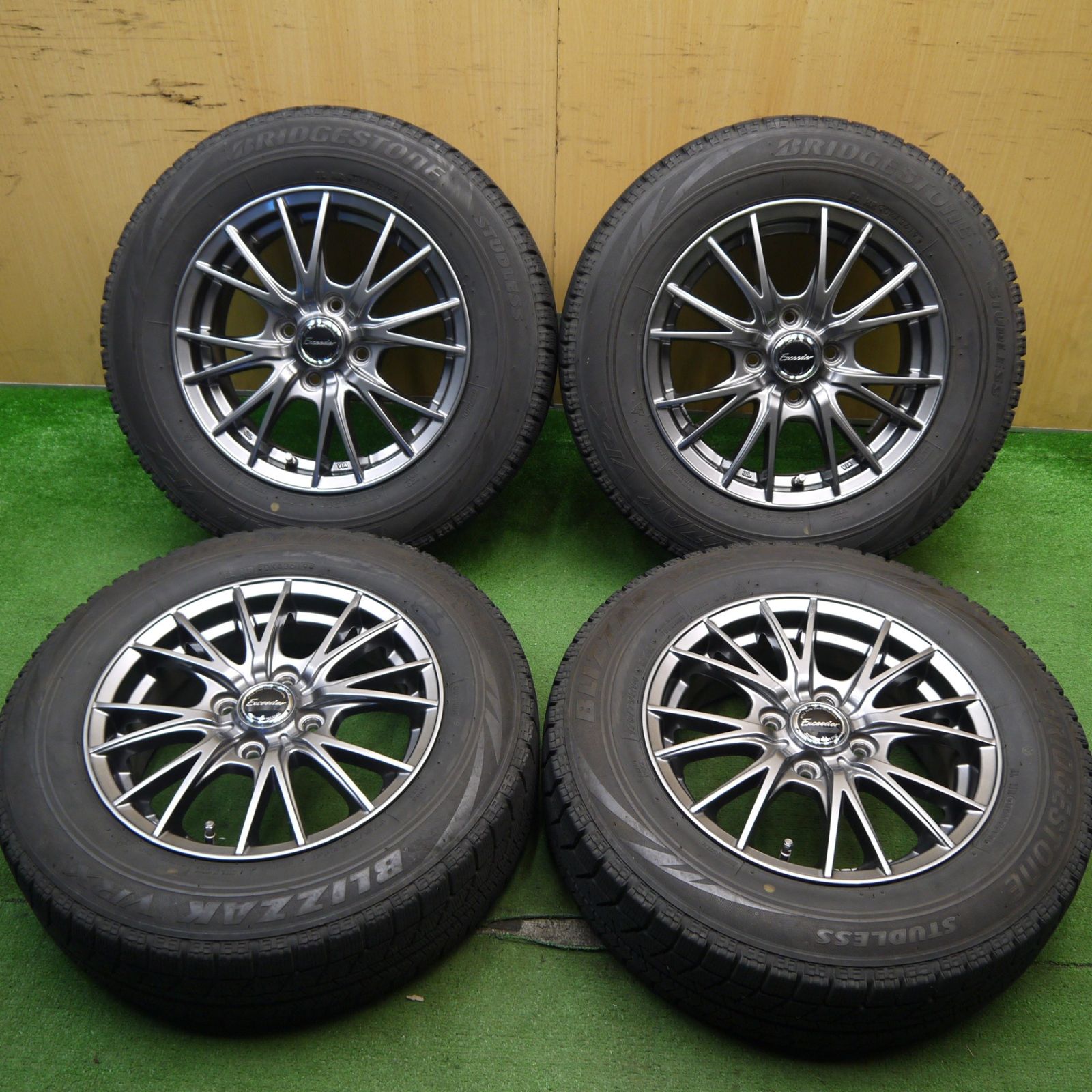 キレイ スタッドレス 175|70R14 ブリヂストン ブリザック VRX Exceeder エクシーダー 14インチ PCD100|4H 5051904Hス