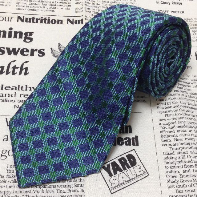 PaulStuart 微光沢 ネクタイ シルク パターン柄 ミックス H-006843 ゆうパケット