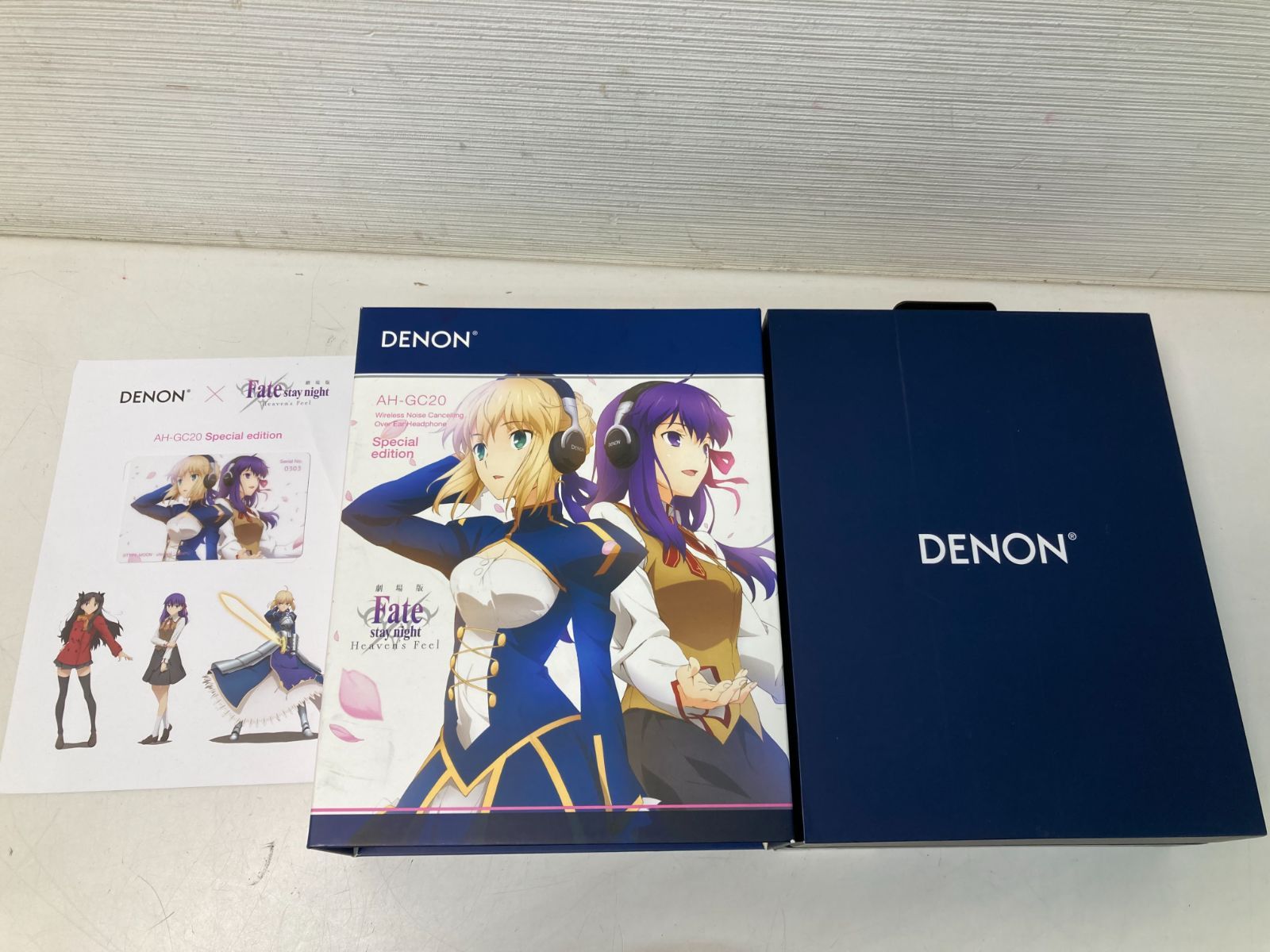 DENON デノン　AH-GC20 Fate stay night 新品未開封品 オーディオブランド「Denon」×劇場版「Fate/stay night