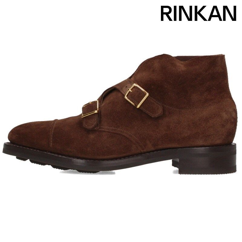 ジョンロブ WILLIAMIIBOOTS モンクストラップスエードシューズ メンズ 5.5