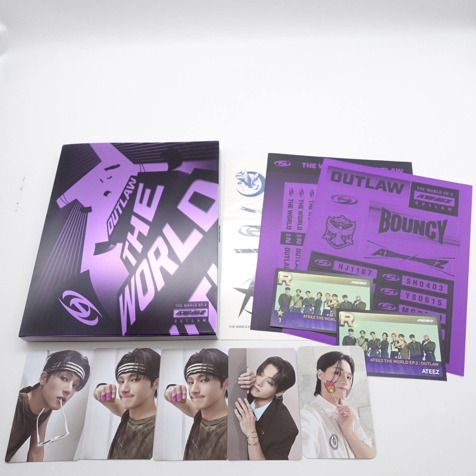 ATEEZ ウヨン THE WORLD EP.2 OUTLAW プラットフォーム CD未再生  