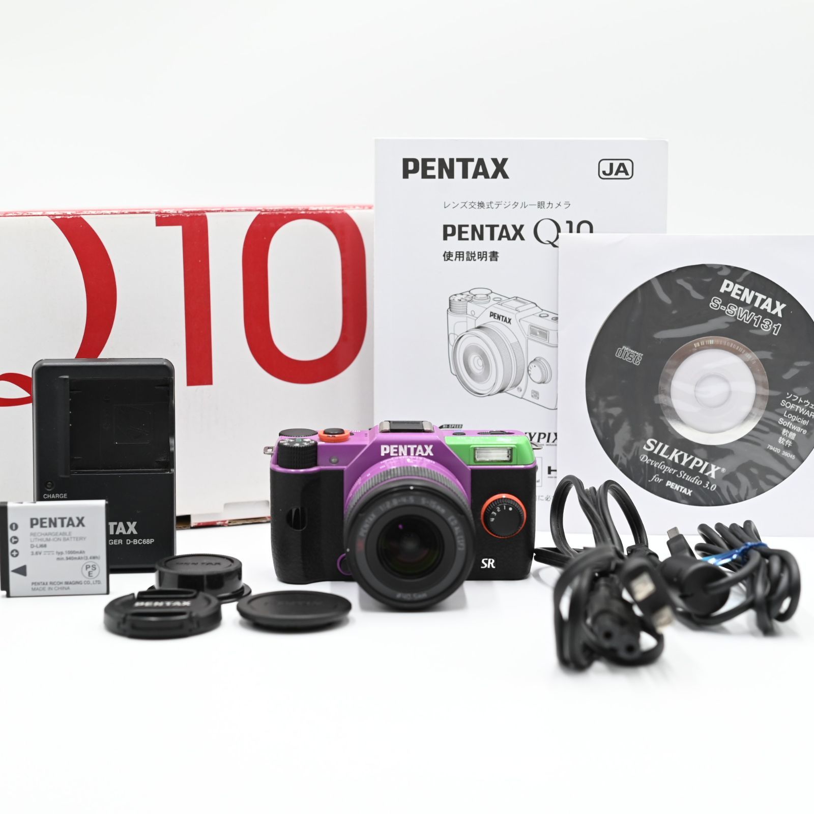 ★ほぼ新品★ PENTAX Q10 レンズキット 元箱付 付属品完備
